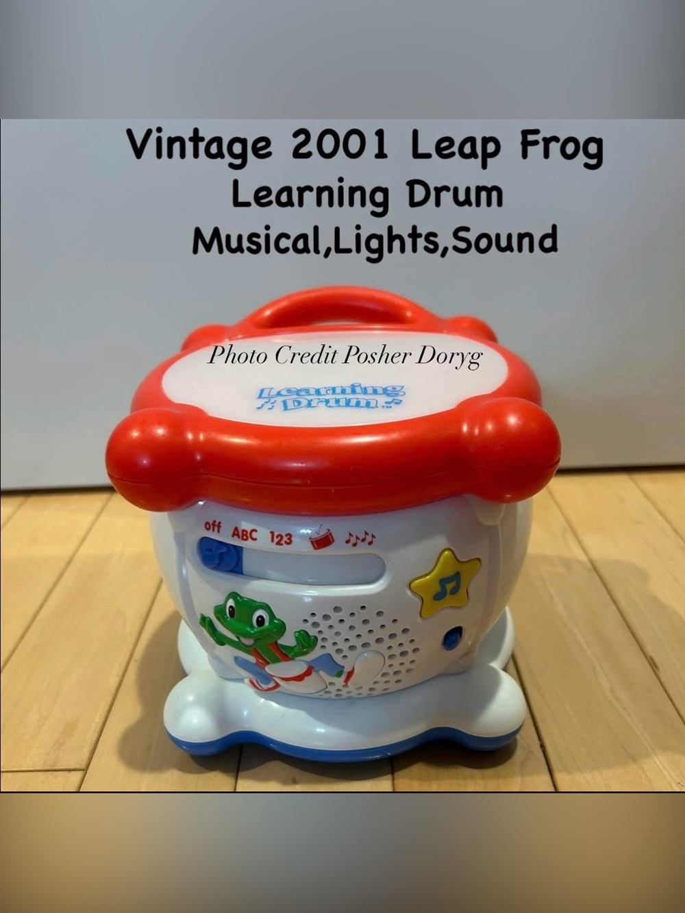 LeapFrog Learning Drum Portable Musical Toy - Red & White